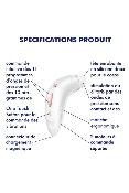 STIMULATEUR PAR PULSATIONS ET VIBRATIONS "Pro 1+" USB - SATISFYER