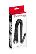 FOUET SIMILI CUIR NOIR - FETISH TENTATION