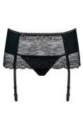 PORTE-JARRETELLES EXTENSIBLE NOIR "Miamor" - OBSESSIVE