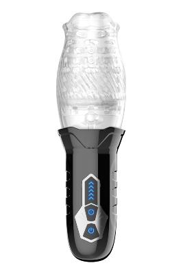 MASTURBATEUR VIBRANT ET ROTATIF USB - BLUE JUNKER