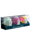 LOT DE 3 OEUFS MASTURBATEURS "Riffle/Bubble/Fierce" - SATISFYER