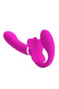 GODE CEINTURE SANS HARNAIS VIBRANT "Valérie" - PRETTY LOVE