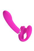GODE CEINTURE SANS HARNAIS VIBRANT "Valérie" - PRETTY LOVE